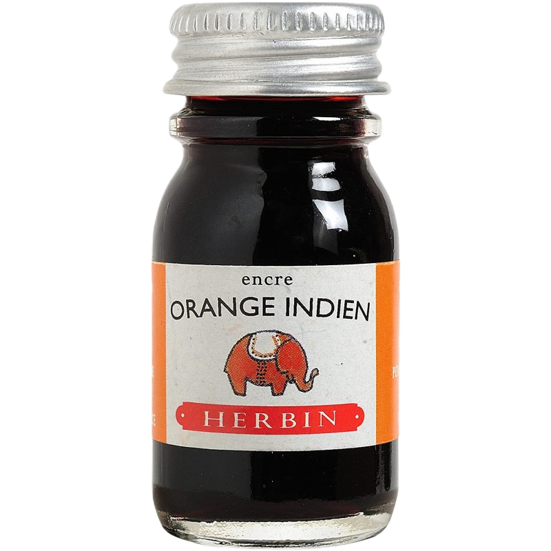 IK Herbin Bottled Ink 10ml Orange Indien