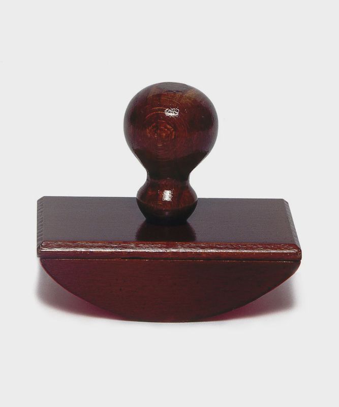ST Wooden hand blotter
