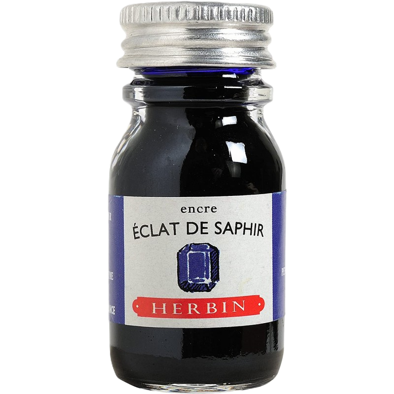 IK Herbin Bottled Ink 10ml Eclat de Sapphir