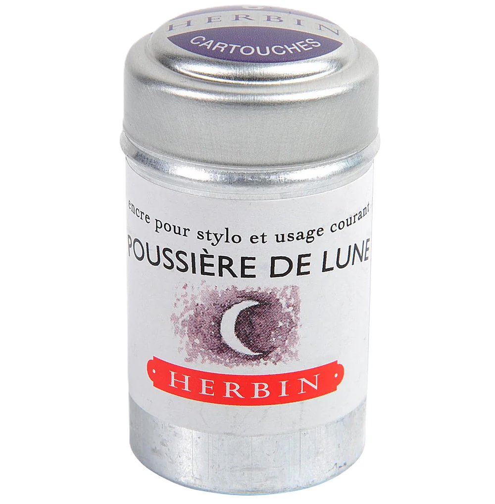 RE Herbin Cartridges Box 6 Pouss de Lun (6)