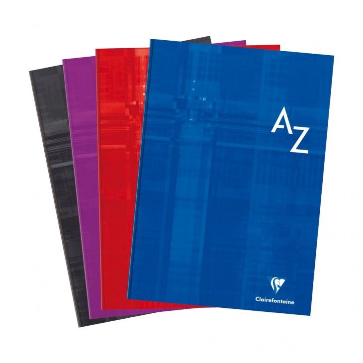 NB Hard Back A-Z Sq A4 Clairefontaine