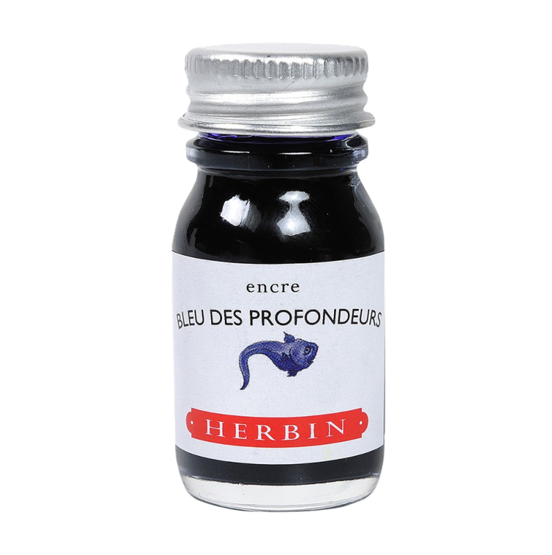 IK Herbin Bottled Ink 10ml Bleu des Prof