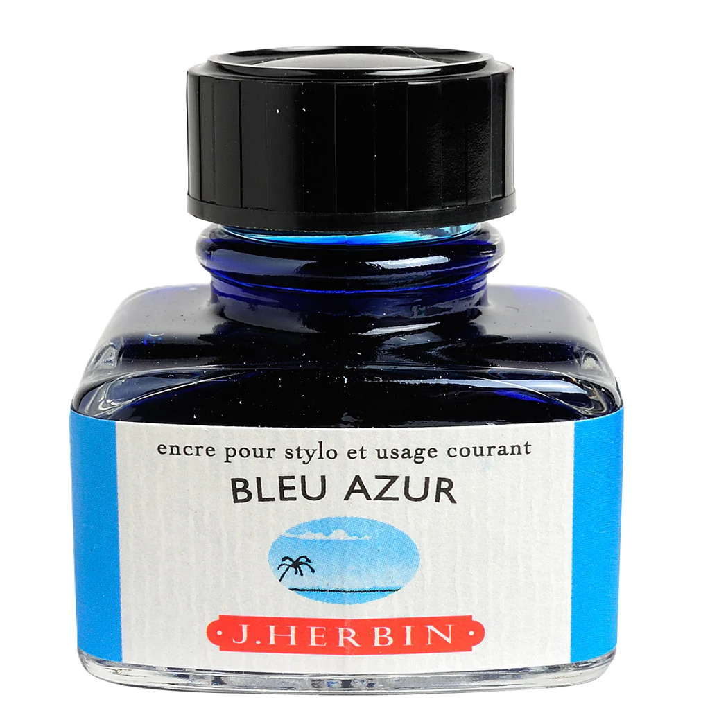 IK Herbin Bottled Ink 30ml Bleu Azur