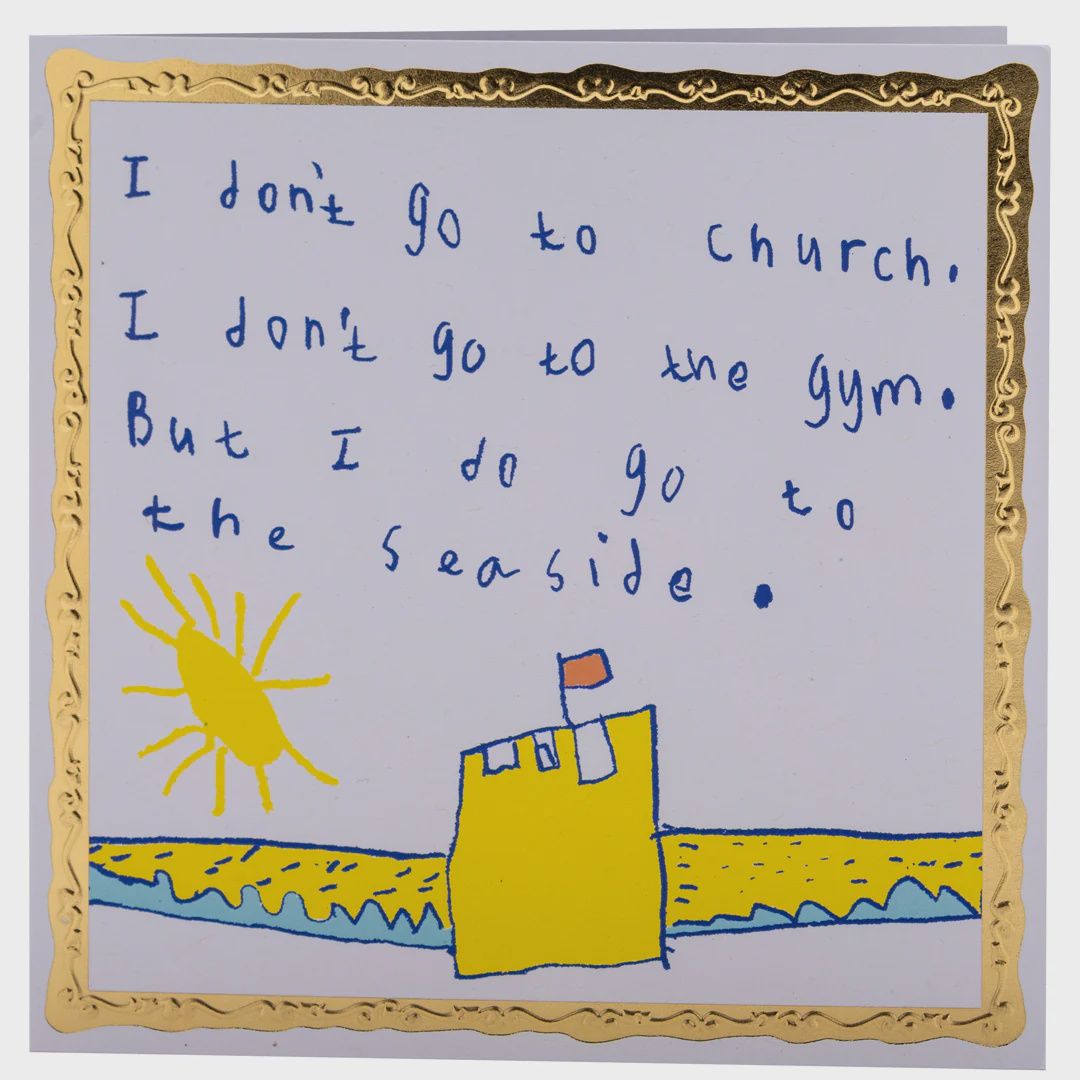 GC I Don&#39;t Go To Church Greetings Card