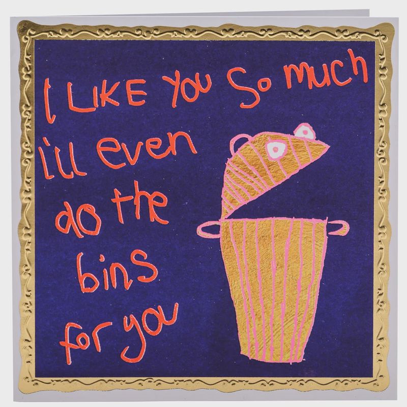 GC I Like You So Much Greetings Card