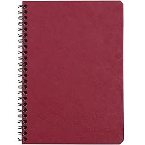 NB A Bag Wirebound Ruled A6 Red