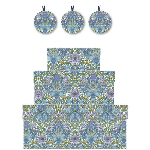 GBo Spring Thicket Cobalt Blue Morris &amp; Co Gif Box - various sizes