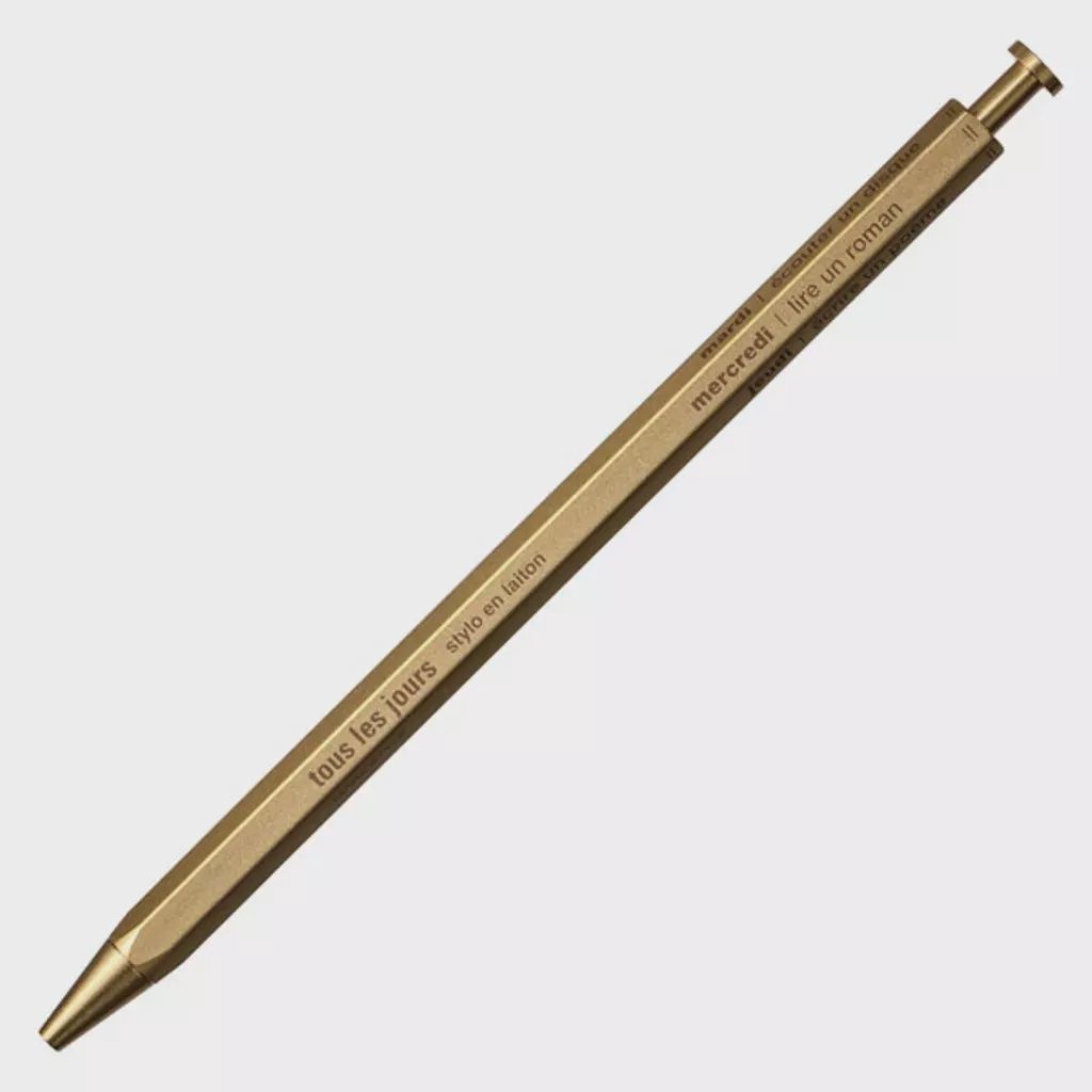 Gel Brass Ballpoint Marks style Gold (3)