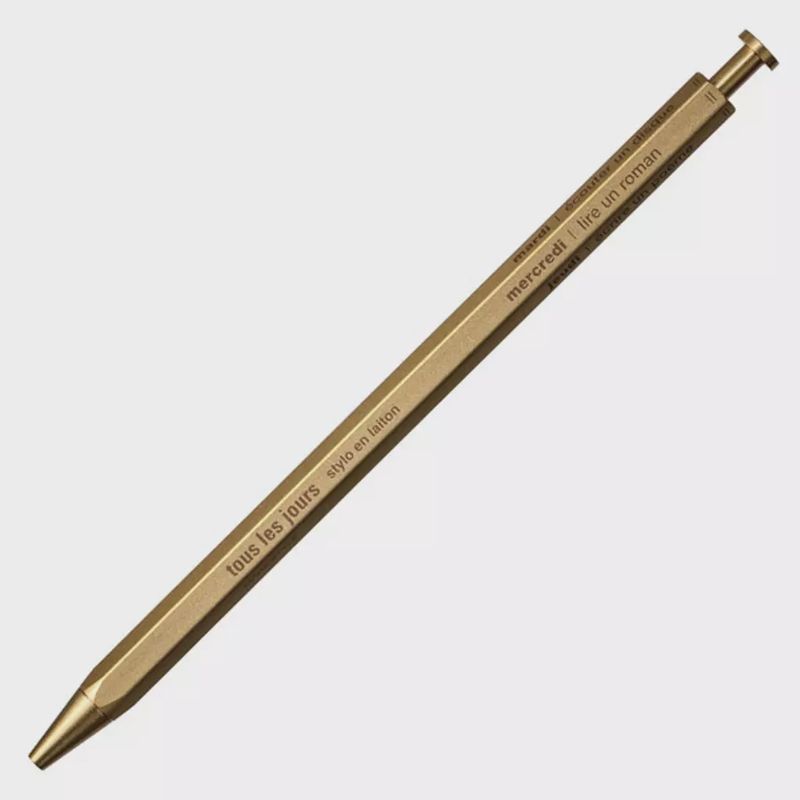 Gel Brass Ballpoint Marks style Gold (3)