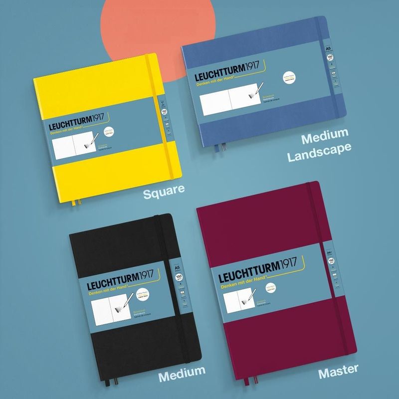 NB Leuchtturm Sketch Pads - Various Colours &amp; Sizes