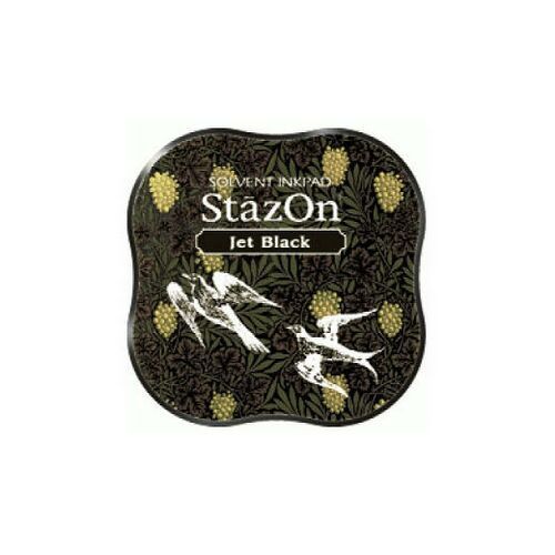 IK Jet Black Stazon Midi Ink Pad