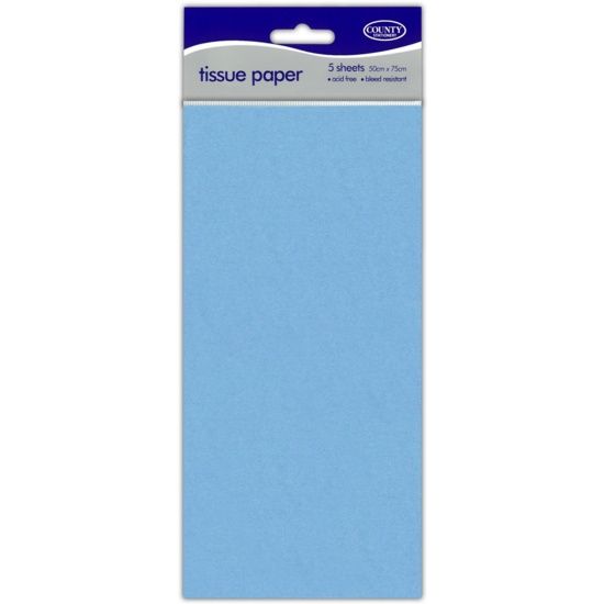 TI 5 Sheets Hang Pack - Baby Blue
