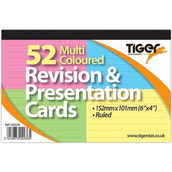 NB Coloured Revision Notecards (10)