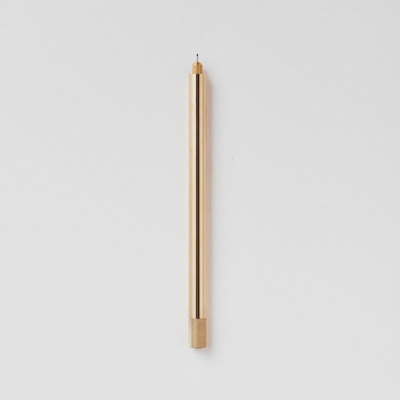 PN Tom&#39;s Studio Lumos Refillable Fineliner &amp; Brush Pen - Single Tip - Brass