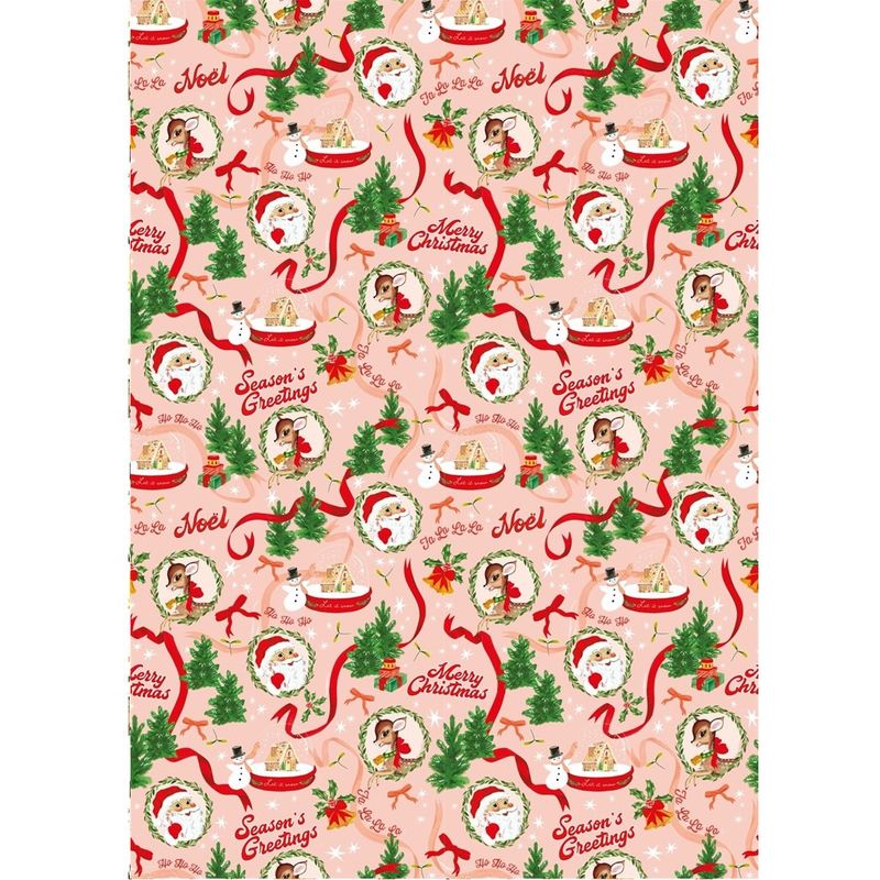 GWX KITSCHMAS SANTA XMAS FLAT WRAP
