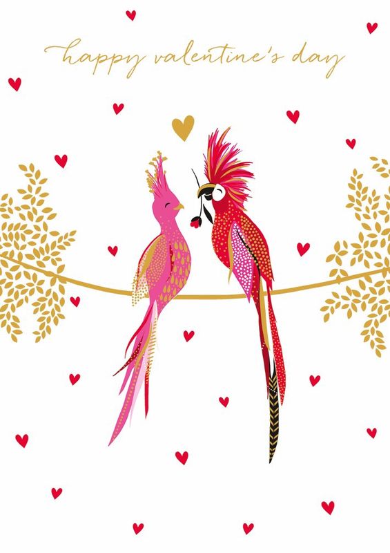 GCV VALENTINE&#39;S PINK PARROTS (6)SAMV23A