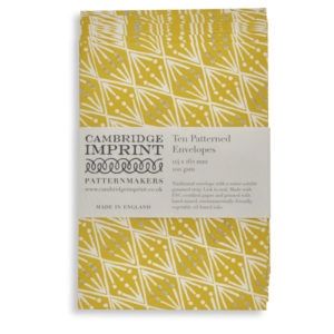 EV EV10 Cambridge Imprint Selvedge Mustard