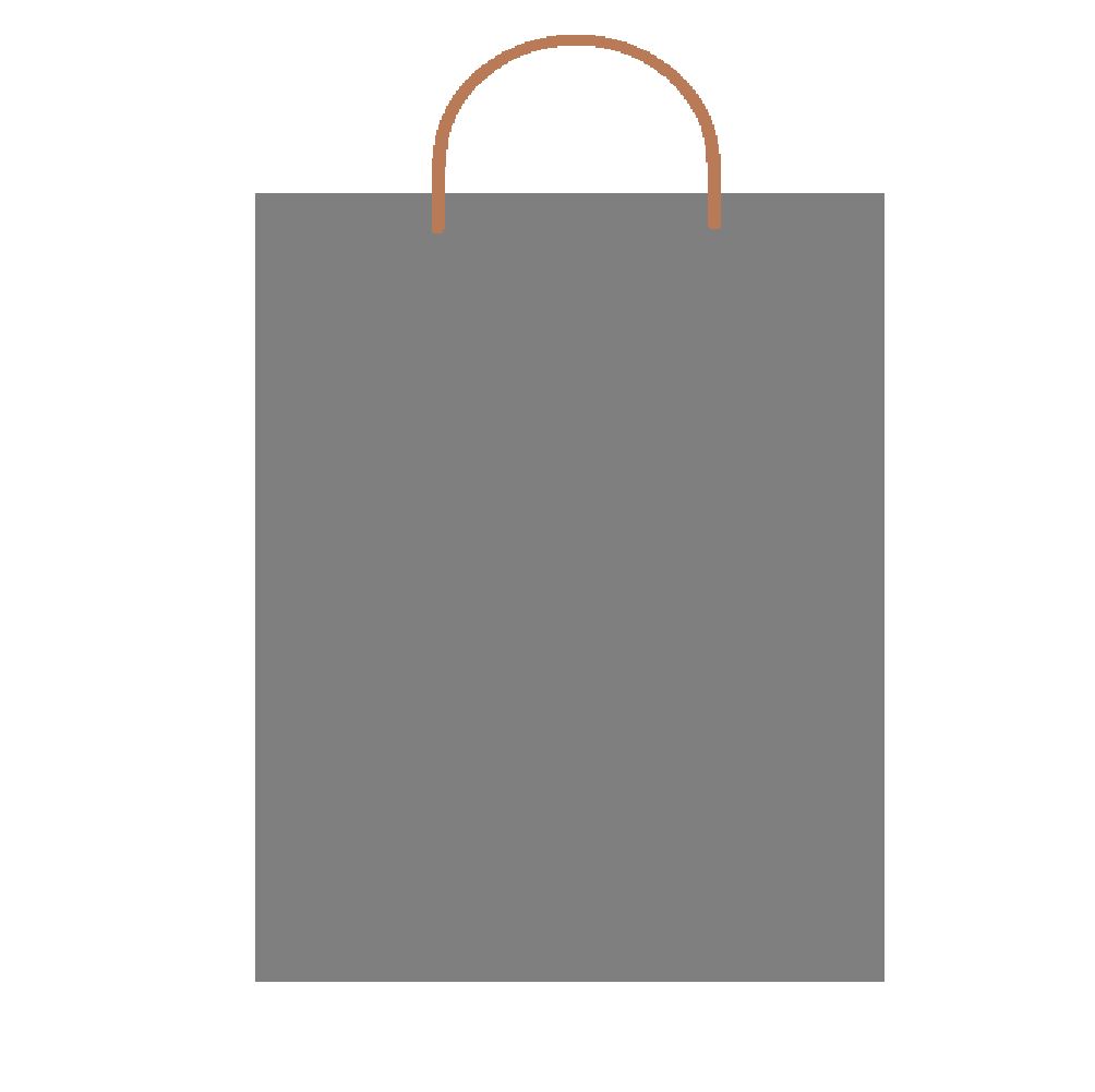 GB Khadi Dark Grey Lrg Bag Sgl