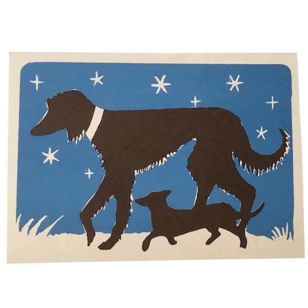 GC CARD BIG DOG AND LITTLE DOG
