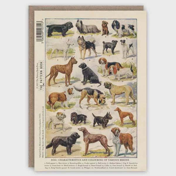 GC Dog Breeds Greeting Card