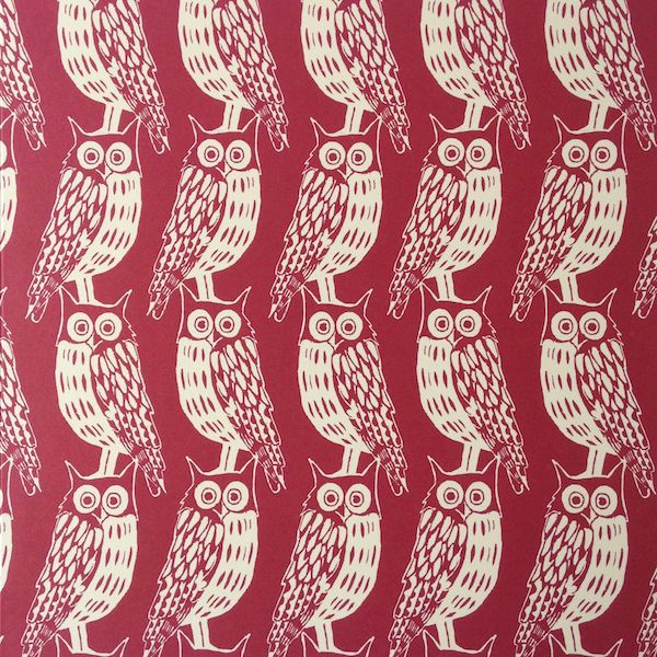 GW Paper Owls Deep Red Camb (25)