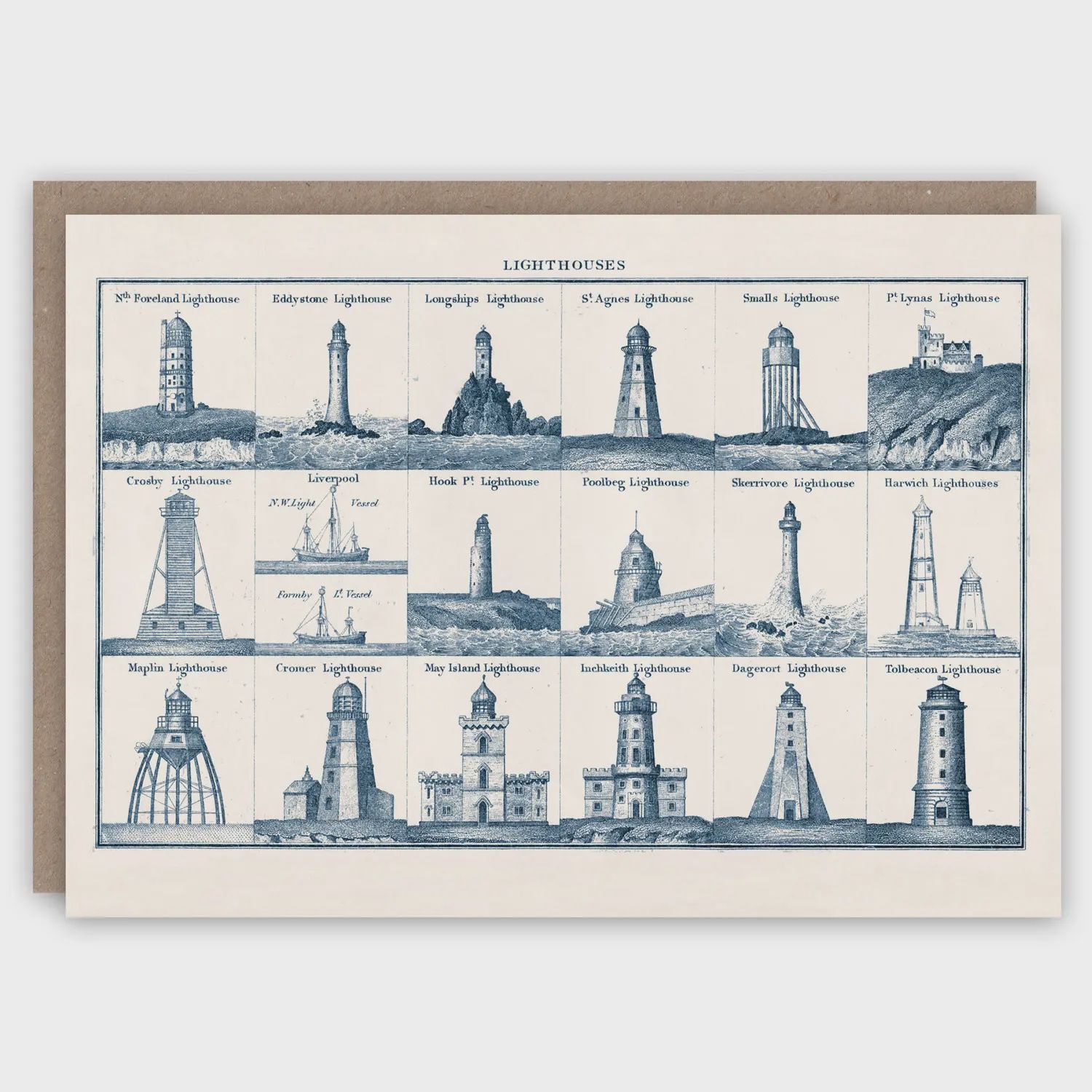 GC Lighthouses Greeting Card
