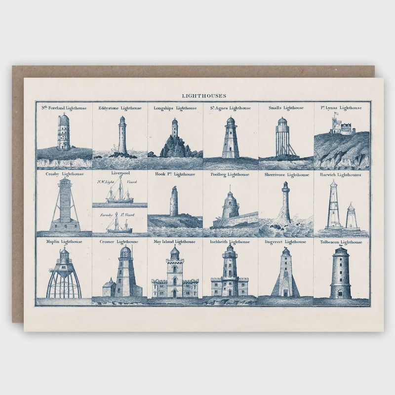 GC Lighthouses Greeting Card