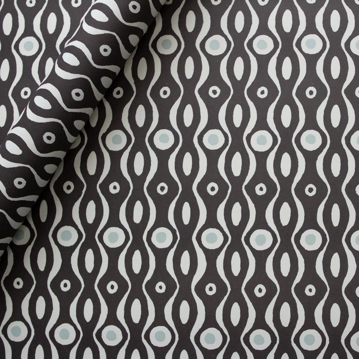 GW Patterned Paper Persephone Charcoal and Pale Blue