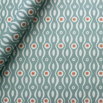 GW Patterned Paper Persephone Teal and Orange