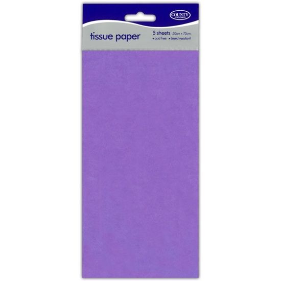 TI Lilac Tissue Paper 5 Pack