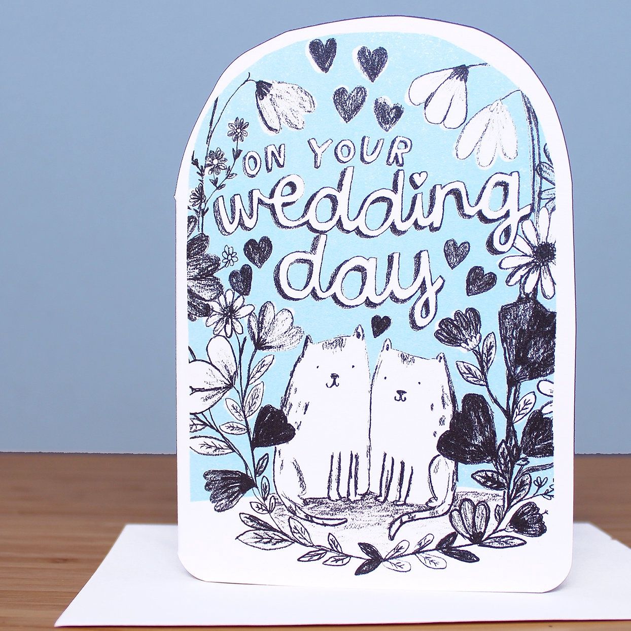 GC Wedding Cats Greetings Card