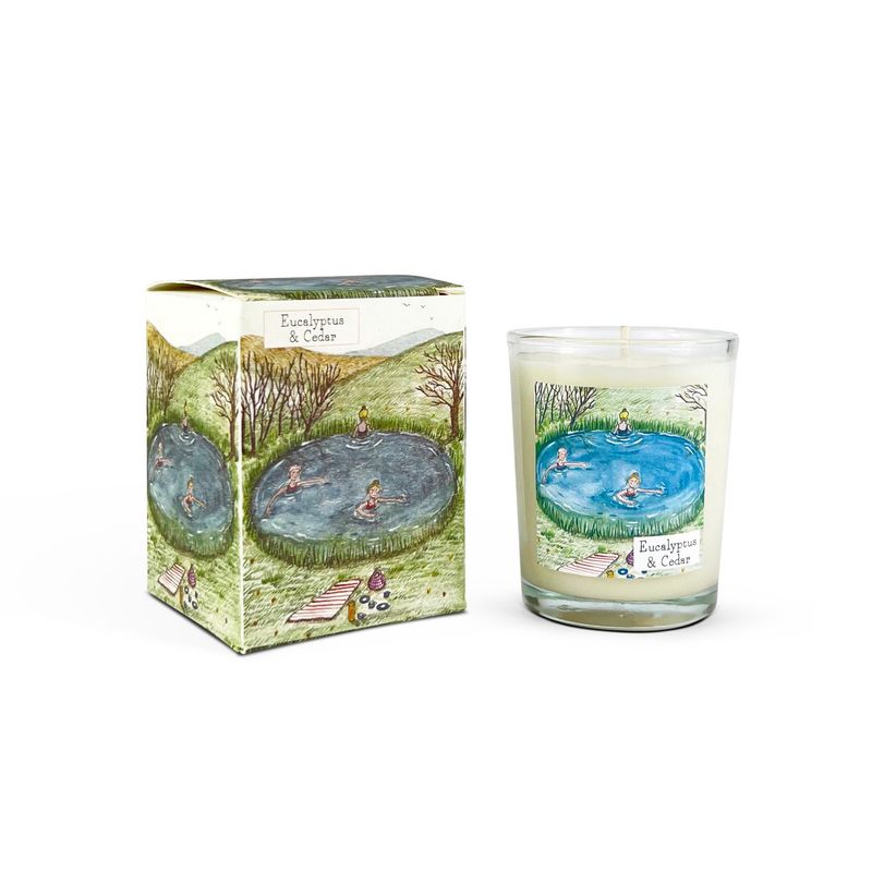 GF Eucalyptus &amp; Cedar - Wild Swimming 9cl Votive Candle