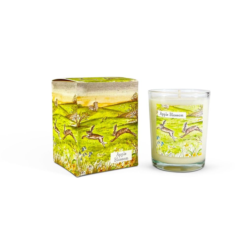 GF Apple Blossom (Dancing Hares) 9cl Votive Candle