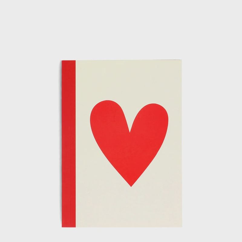 NB Love Heart Notebook A6