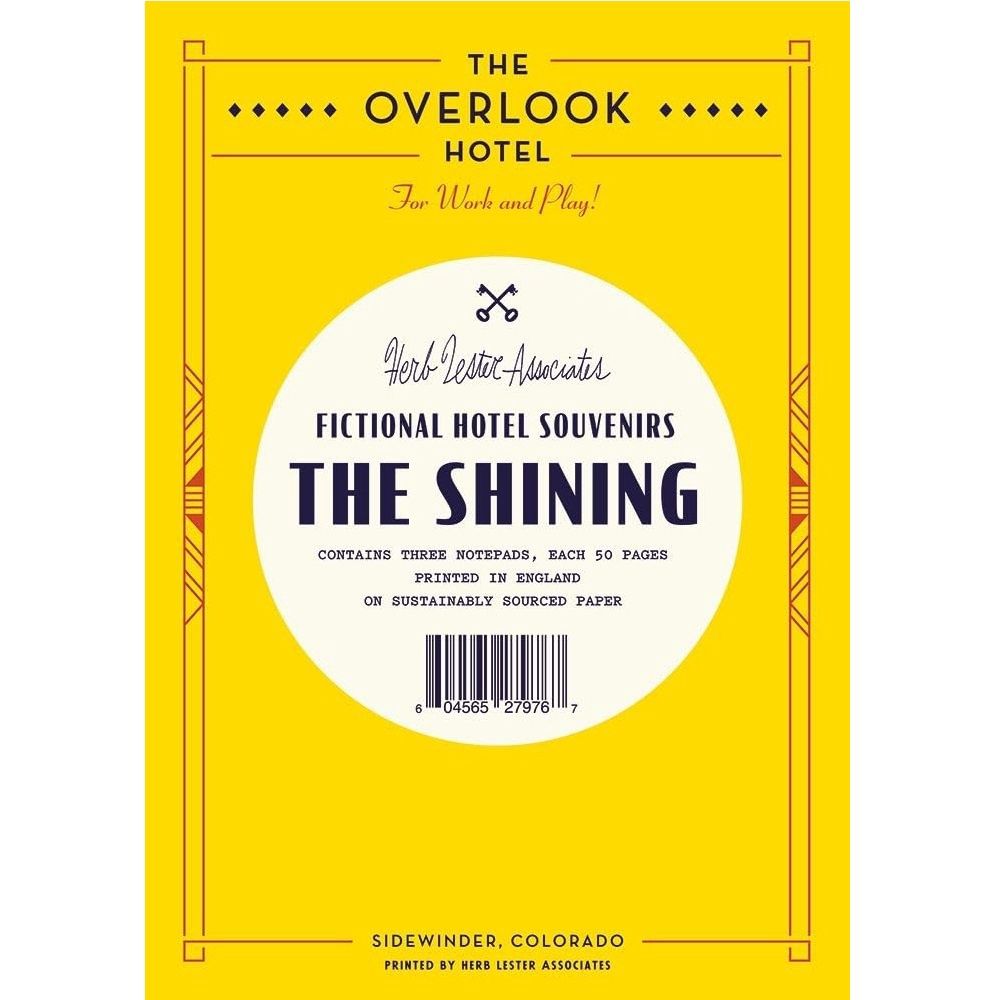 NB Fictional hotel notepads/Cult Hotels Stationery Overlook HotelHERBS-8 (3)
