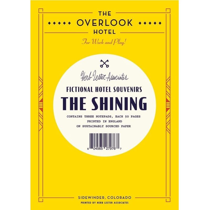NB Fictional hotel notepads/Cult Hotels Stationery Overlook HotelHERBS-8 (3)