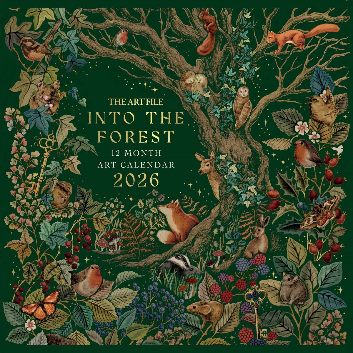 CA Into the Forest 2026 Wall Calendar