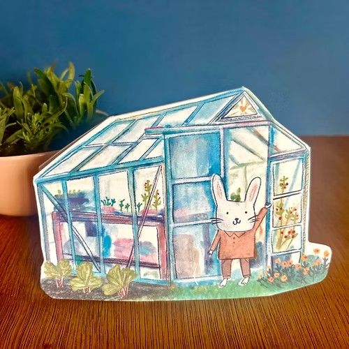 GC Greenhouse Greetings Card