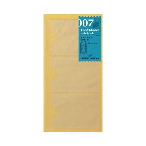 NB TRAVELER'S notebook Refill Card file 007