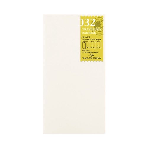 NB TRAVELER'S notebook Refill Accordion Fold Paper *new*