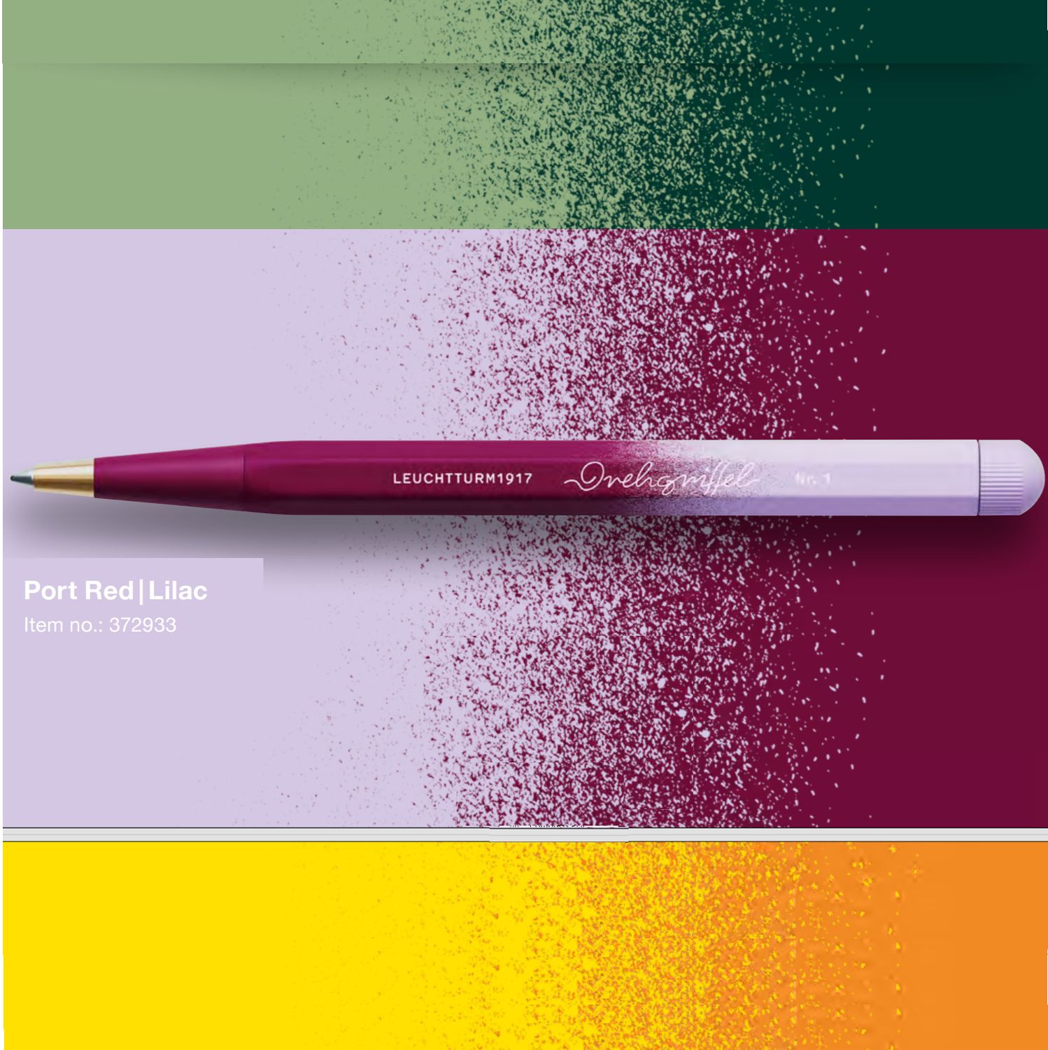 BP Drehgriffel No.1 Gradient Special Edition, FINISH: Port Red/Lilac