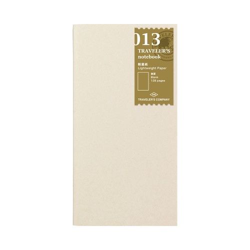 NB TRAVELER'S notebook Refill Light paper notebook 013