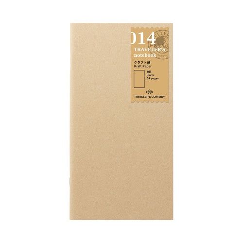 NB TRAVELER'S notebook Refill Kraft Paper Notebook 014