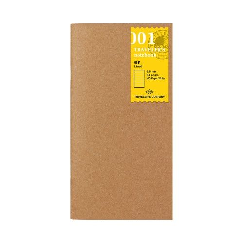 NB TRAVELER'S Notebook Refill Lined notebook 001
