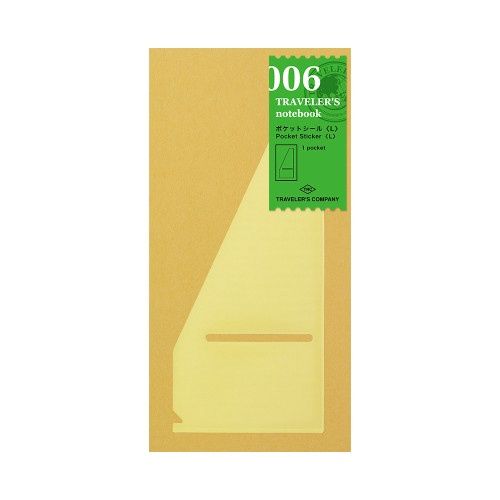 NB TRAVELER'S notebook Refill Pocket sticker 006 <L>