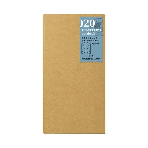 NB TRAVELER'S notebook Refill Kraft Paper Folder 020
