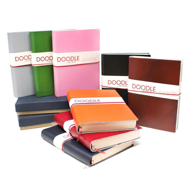 NB Artway INDIGO Doodle Soft Leather Journal - Various Colours