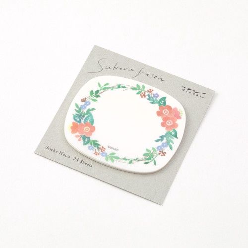 ST Midori Sticky Notes Transparency Wreath
