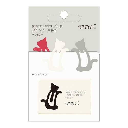 ST Midori Index Clips Cat