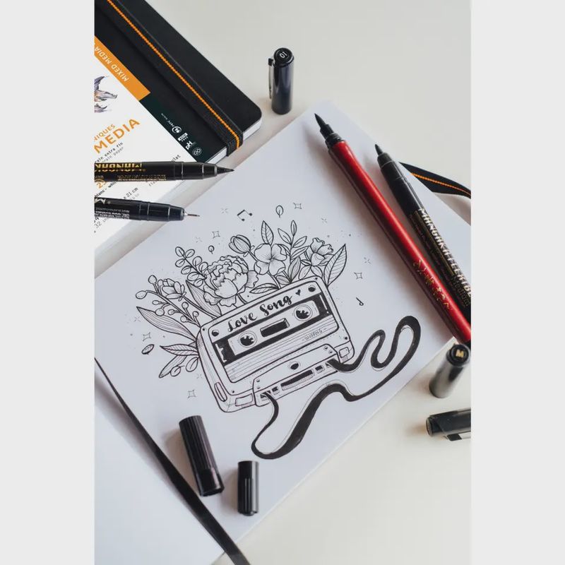NB Rhodia Touch A5 Mixed Media Book